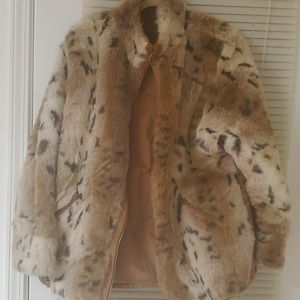 Reversible Fur and Suede Coat